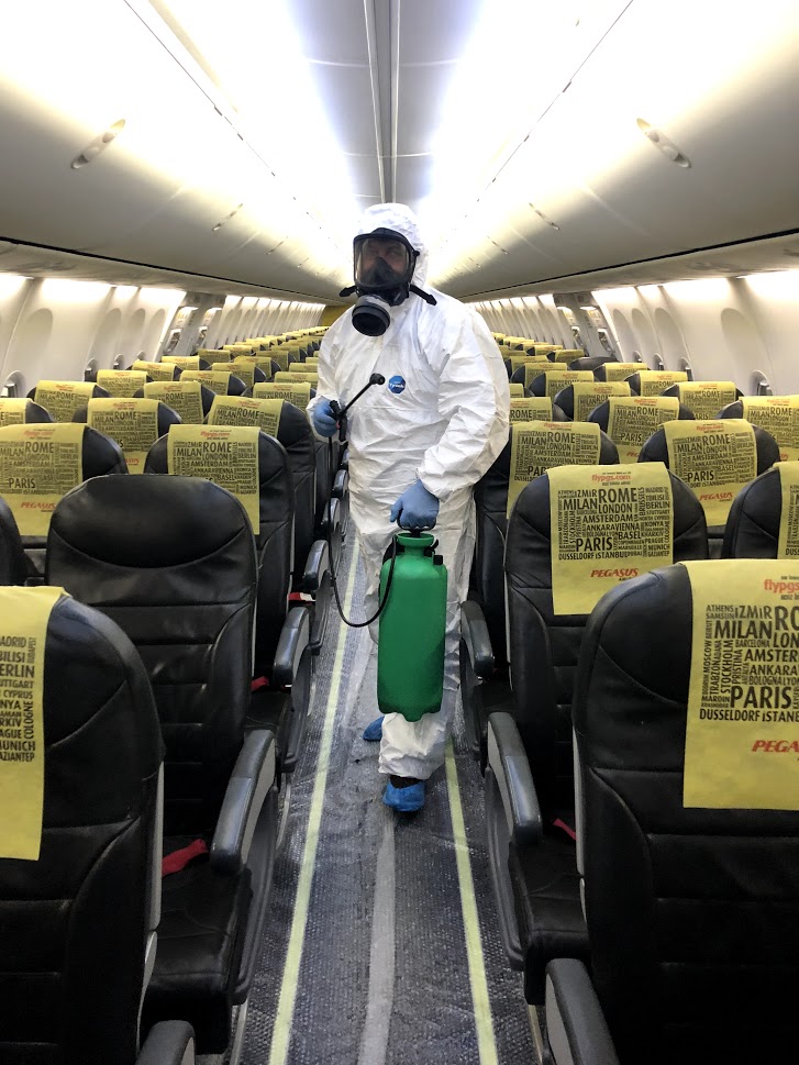 Preduzeće EKOS DDD d.o.o. se odaziva i vrši epidemiološke preglede aviona kao i dezinfekciju istih a sve u cilju sprečavanja širenja zaraznih bolesti.